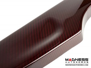 FIAT 500 Parcel Shelf - Carbon Fiber - Red Candy